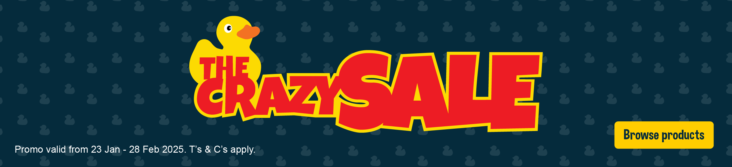 Crazy Sale Banner