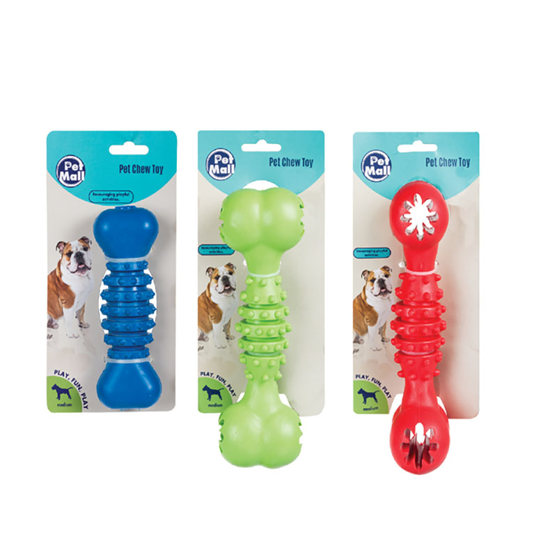 green dog chew toy