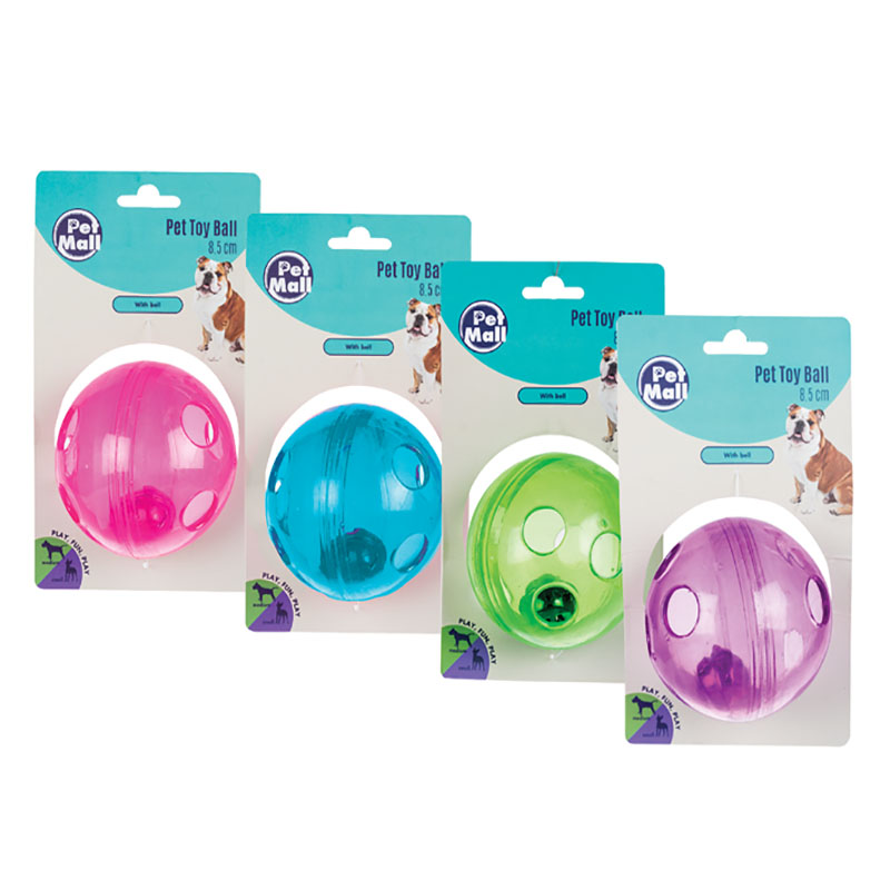 dog toy ball with bell inside