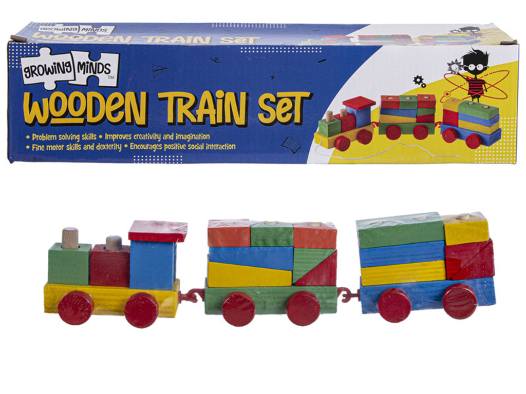 little wooden train sets