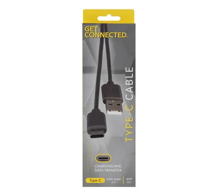 Usb Cable Type C 2.0 Amp 2 Meter