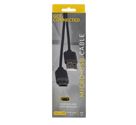 Usb Cable Micro Usb 2.0 Amp 2 Meter