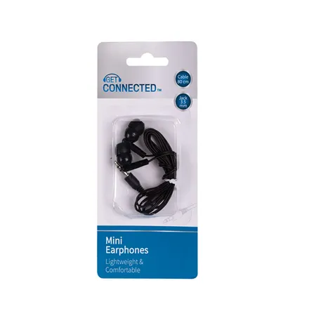 Corded Mini Earphones 80cm Cord