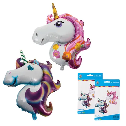 Unicorn Helium Balloon, 106cm