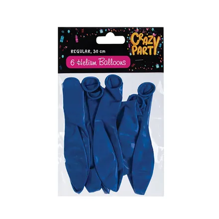 Blue Balloons, 6-Pack