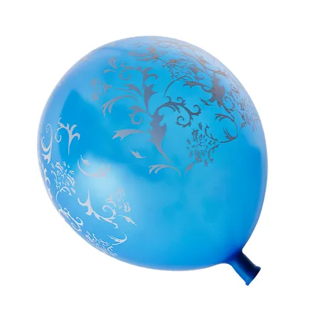 Blue Patterned Balloon, 1-Piece