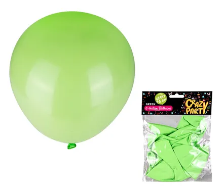 Green 45cm Balloons, 6-Pack