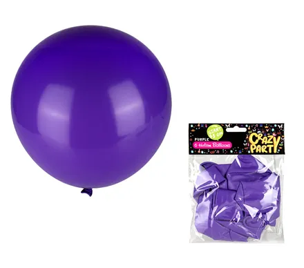 Purple 45cm Balloons, 6-Pack