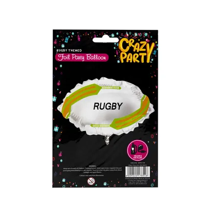 Rugby Helium Balloon