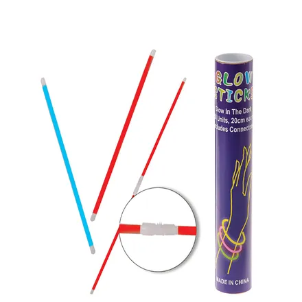 Glowsticks With Connectors, 50-Pack