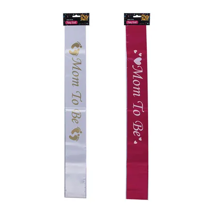 Mom To Be Party Sash