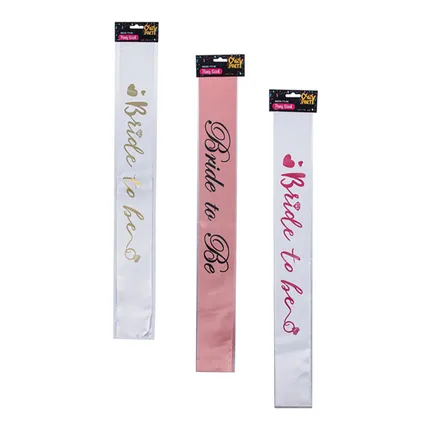 Bride To Be Party Sash