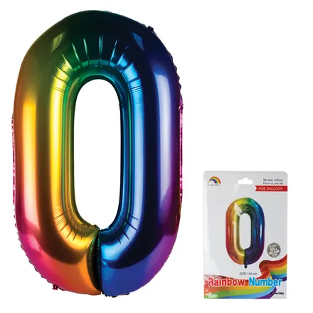 Rainbow Helium Balloon, 0