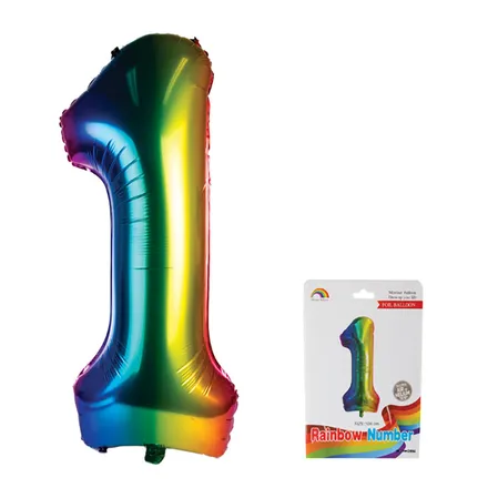 Rainbow Helium Balloon, 1