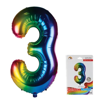 Rainbow Helium Balloon, 3