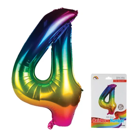 Rainbow Helium Balloon, 4