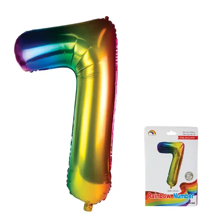 Rainbow Helium Balloon, 7