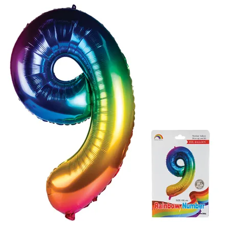 Rainbow Helium Balloon, 9