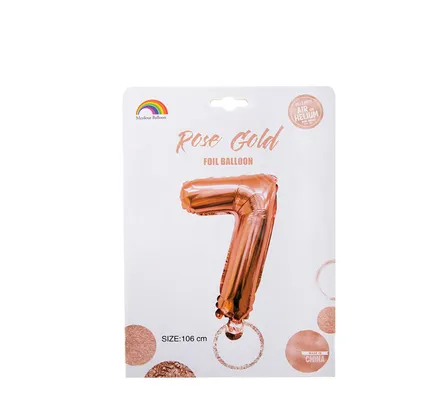 Rose Gold Helium Balloon, 7