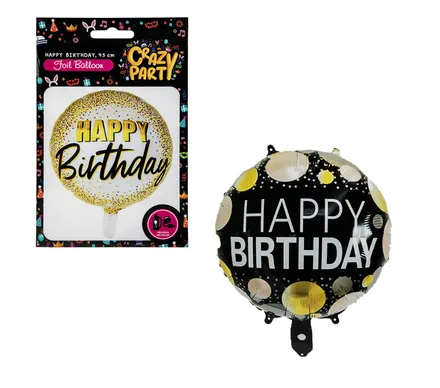 Glam Birthday Helium Balloon, 45cm