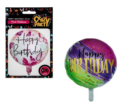 Glam Birthday Helium Balloon, 45cm