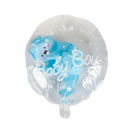 Clear Baby Shower Helium Balloon, 50cm