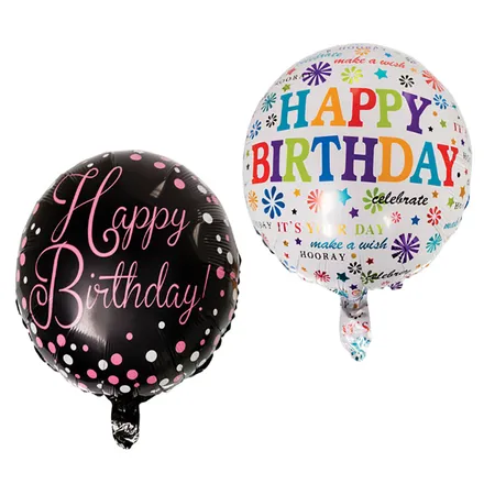 Glam Birthday Helium Balloon, 45cm