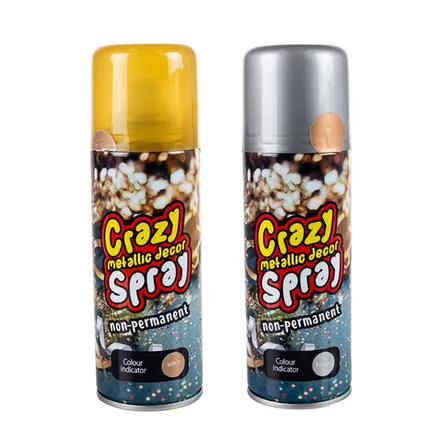 Crazy Party Metallic Décor Spray