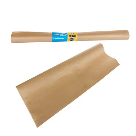 Kraft Paper Book Covering 5m X 48cm Roll