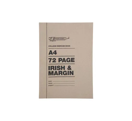 Exercise Book A4, 72-Pages