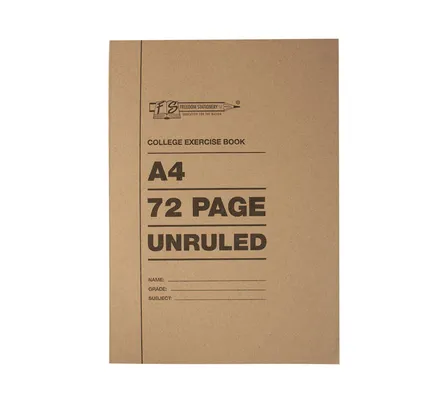 College Exercise Book A4, 72-Pages