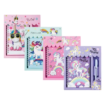 Novelty Notebook With Lock And Pen