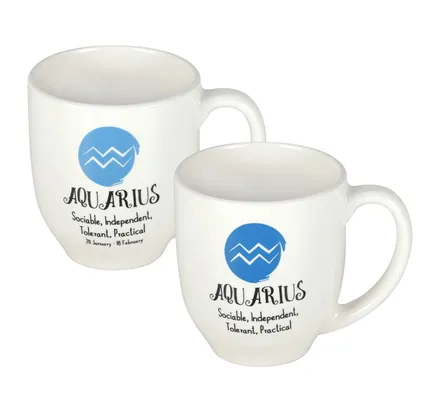 Horoscope Mug Aquarius, 500ml