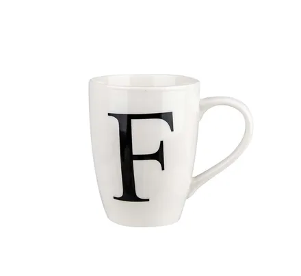 Letter Mug F, 400ml