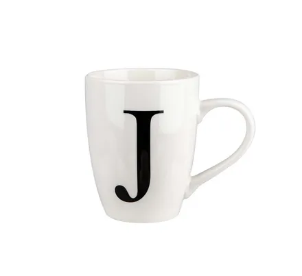 Letter Mug J, 400ml