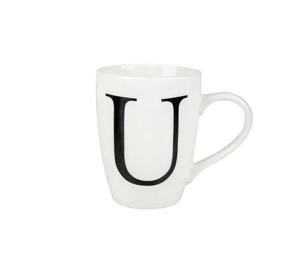 Letter Mug U, 400ml