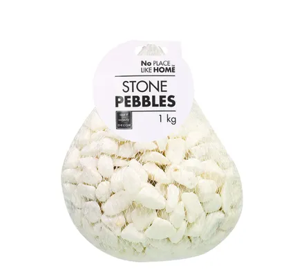 Stone Pebbles White, 1kg