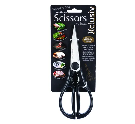 Kitchen Scissors, 21cm, Black Colour