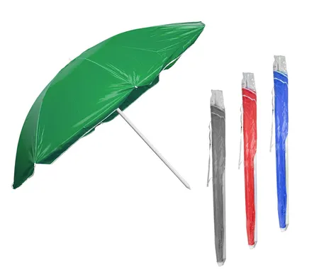 Beach Umbrella 200cm Diameter 2.5mm Rib