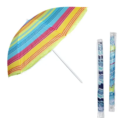 Beach Umbrella 240cm Diameter 2.5mm Rib