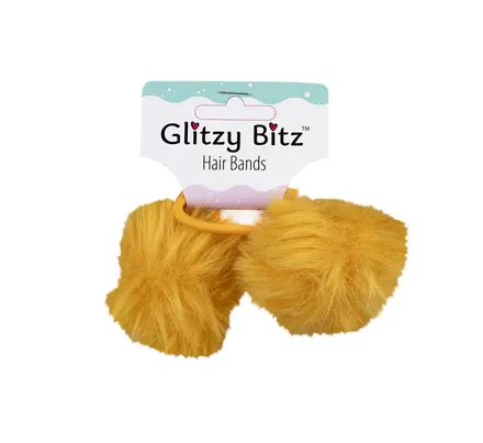 Fluffy Hair Scrunchie, 2-Piece