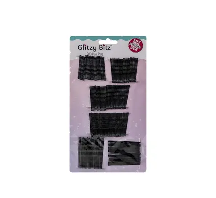 Black Hair Pins Assorted Sizes