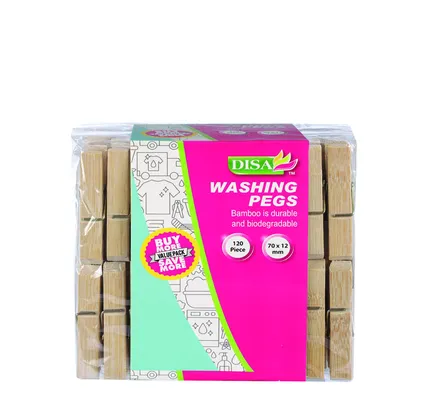 Washing Pegs 70mm, 120-Piece