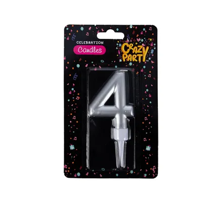 Birthday Candl, Large Foil, 4