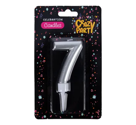 Birthday Candle, Large Foil, 7