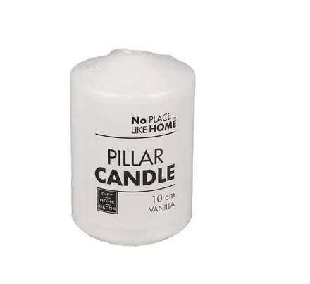 Pillar Candle, 10 X 7cm White Scented