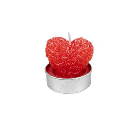 Heart Candle In Holder