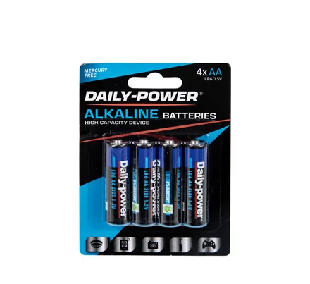 Alkaline Battery Size Aa 4 Pack