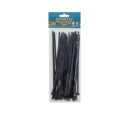 Cable Ties 4.8x200mm 50 Pack Black