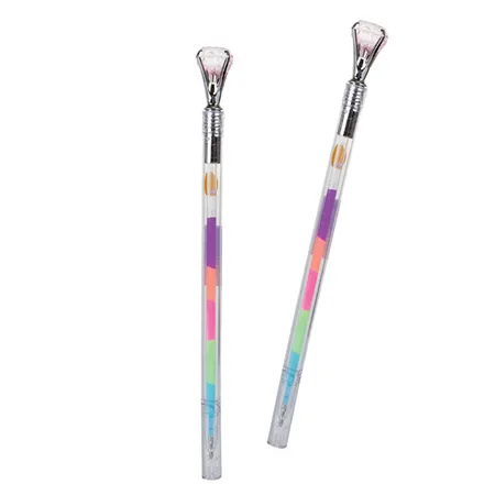 Novelty Single Pen Diamond Multi Ink